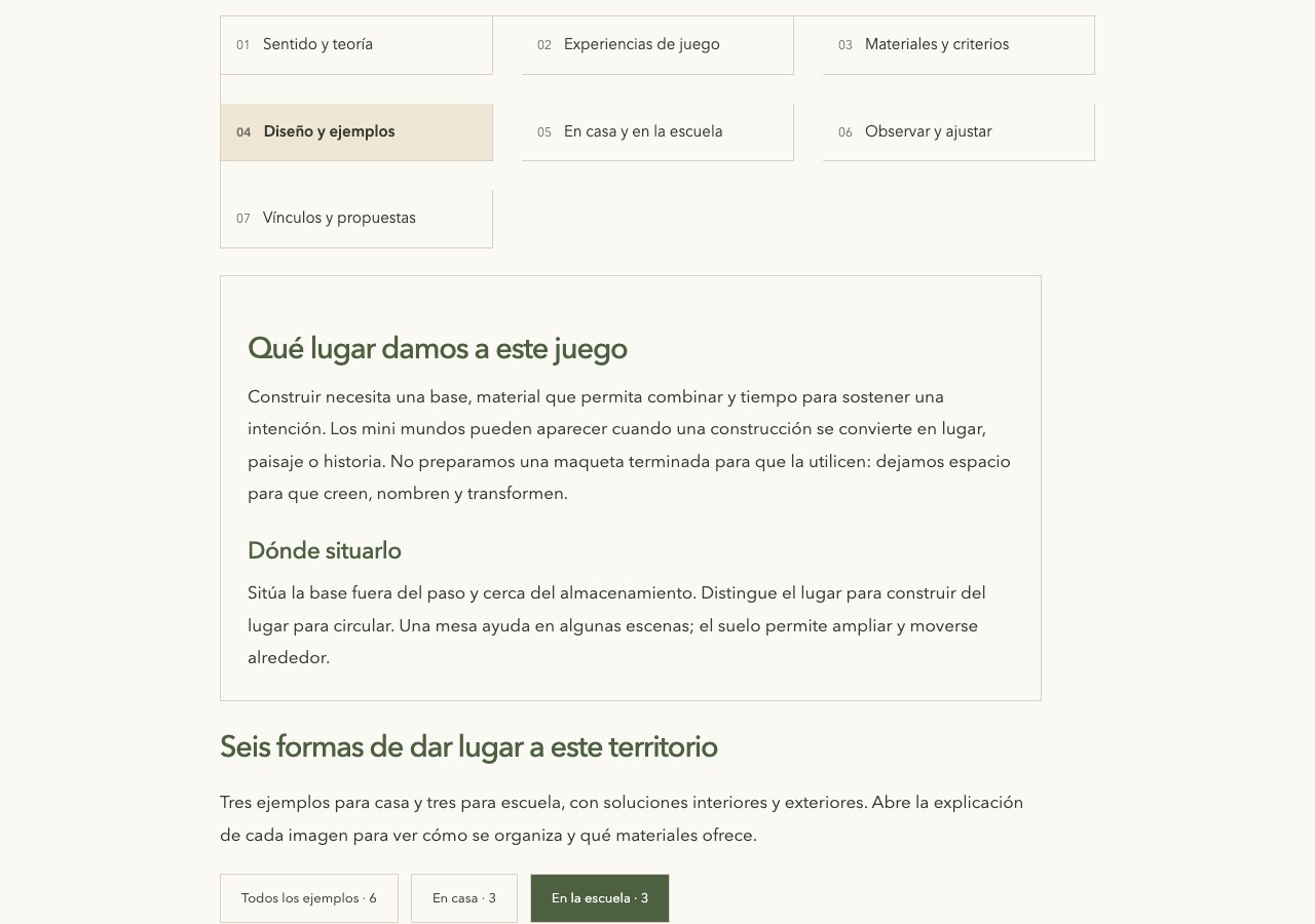 Espacios que invitan a jugar